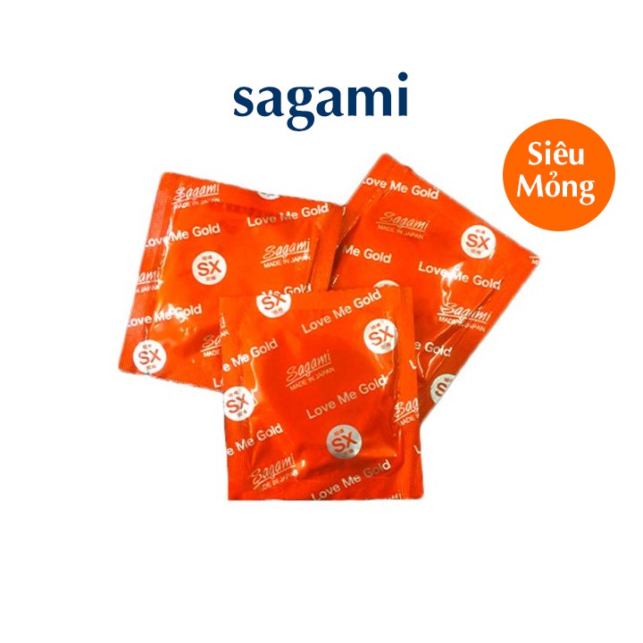 [Combo Siêu Sốc] Bao Cao Su Sagami Orange Extreme (Hộp 10C) – Dòng Bcs Siêu Mỏng Giúp Truyền Nhiệt Nhanh &amp; Chân Thực