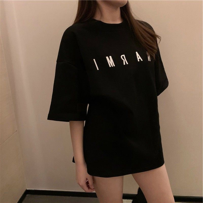 Áo thun cotton tay lỡ phông unisex form rộng nam nữ