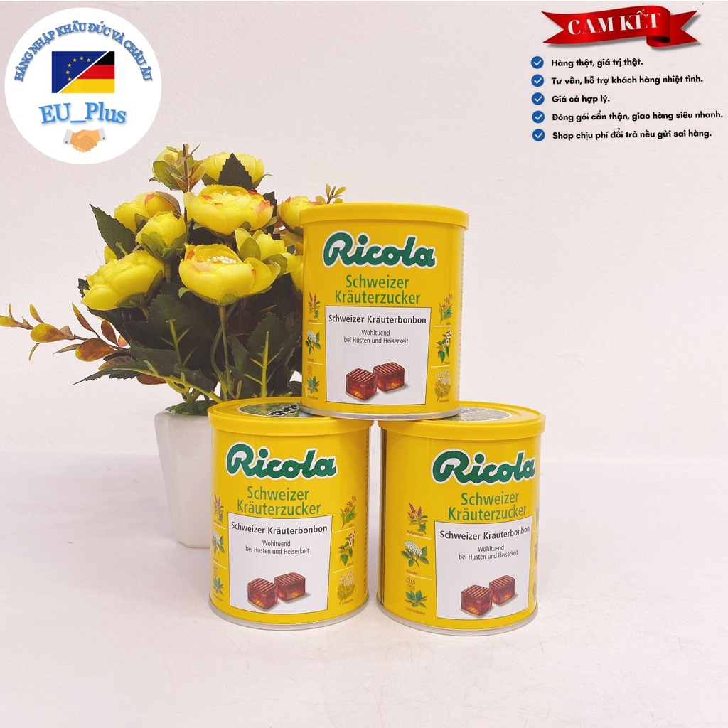 Kẹo ngậm ho thảo mộc Ricola 250g - Đức