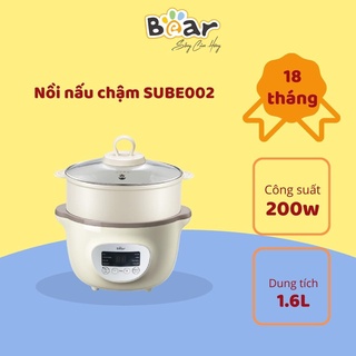 Nồi nấu chậm đa năng kèm lồng hấp Bear 1.6l- SUBE002 (có lồng hấp). bản quốc tế