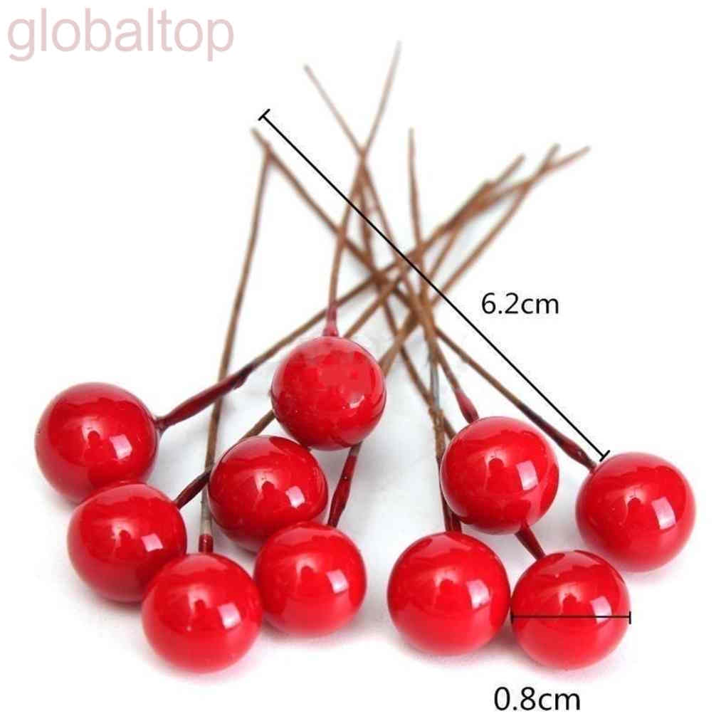 Set 100 trái giả trang trí giáng sinh dễ thương