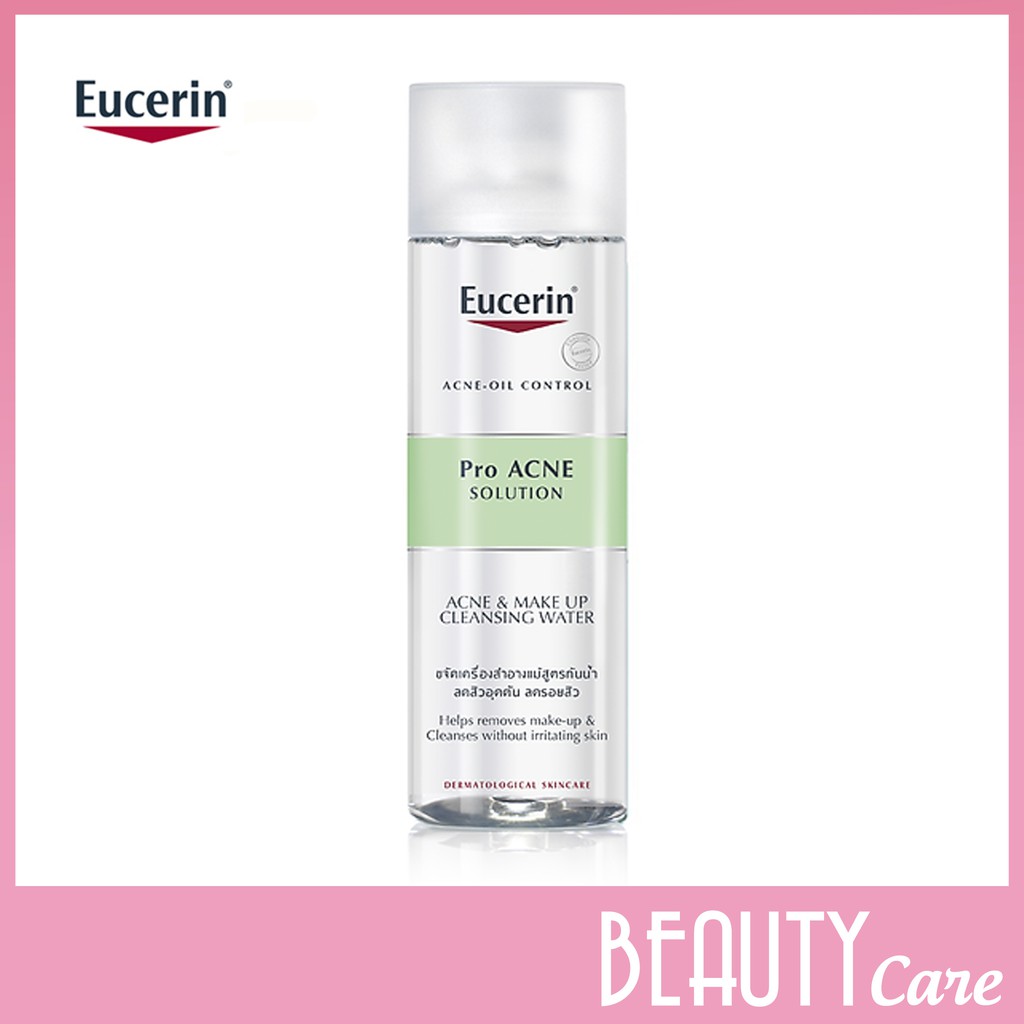 Eucerin Nước Tẩy Trang Cho Da Mụn ProAcne &amp; Make Up Cleansing Water 200ml