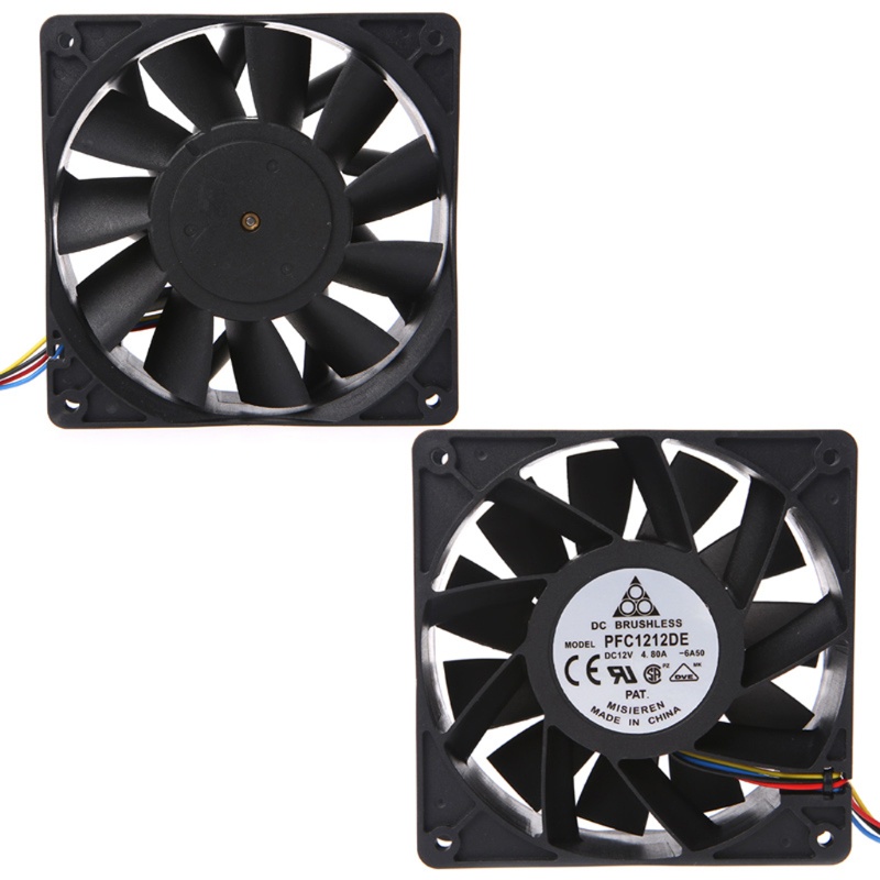 Quạt Tản Nhiệt 4 Pin 4 Dây Kết Nối 12x12x3.8cm Tốc Độ Cao PFC1212DE