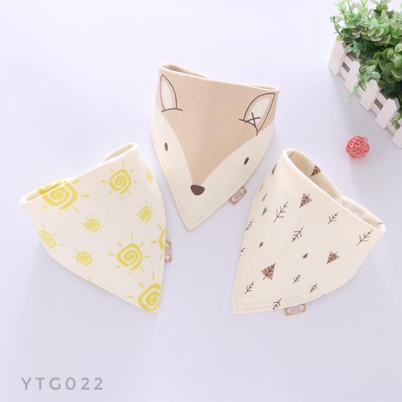 Set 3 yếm tam giác YTG022