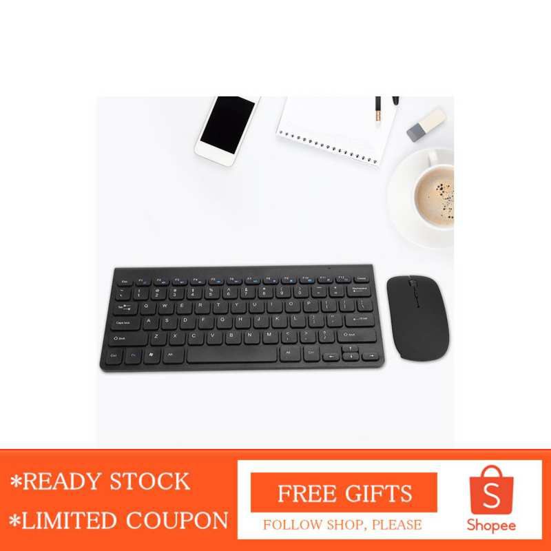 Combo Bàn Phím + Chuột Không Dây + Đầu Nhận Usb Cho Laptop