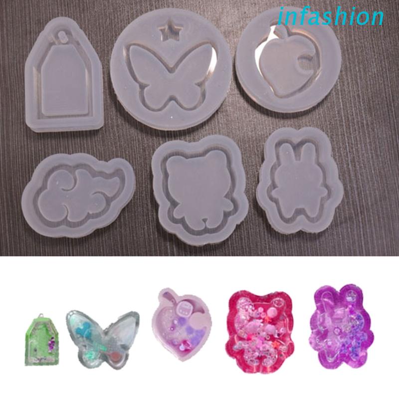 Khuôn Làm Mặt Trang Sức Hình Cốc Lắc Bằng Resin