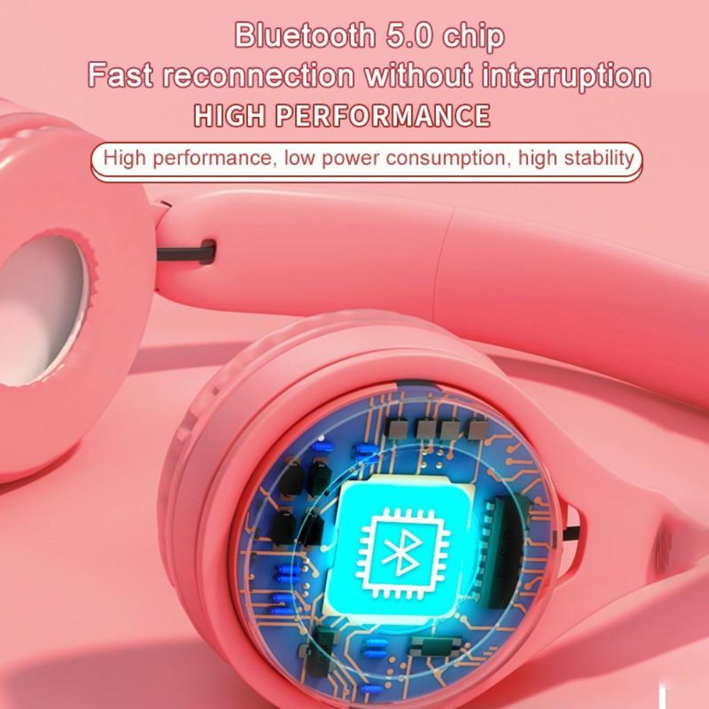 Tai nghe Macaron Tai nghe Bluetooth 5.0 Tai nghe không dây HiFi Stereo Tai nghe không dây với micrô Tai nghe