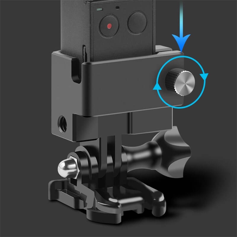 MOUNT GẮN OSMO POCKET 1 LÊN KẸP BALO VÀ GẬY RUIGPRO CNC