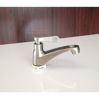 VÒI LAVABO LẠNH INOX 304 KIỂU GẠT