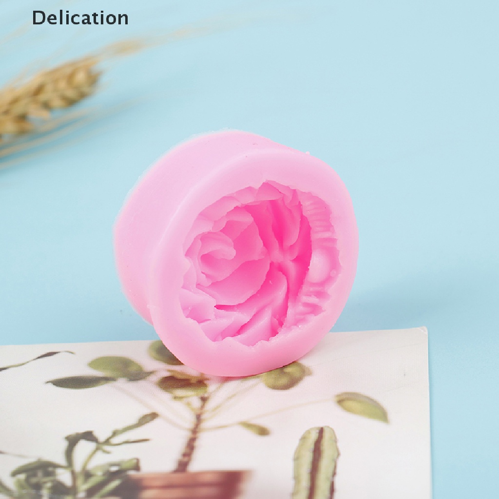 Khuôn làm bánh hình hoa hồng bằng silicone thiết kế sáng tạo dễ thương