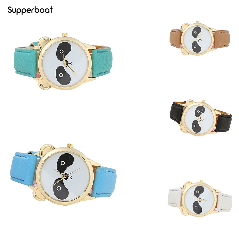 Đồng hồ quartz chạy kim với họa tiết con gấu trúc SB | BigBuy360 - bigbuy360.vn