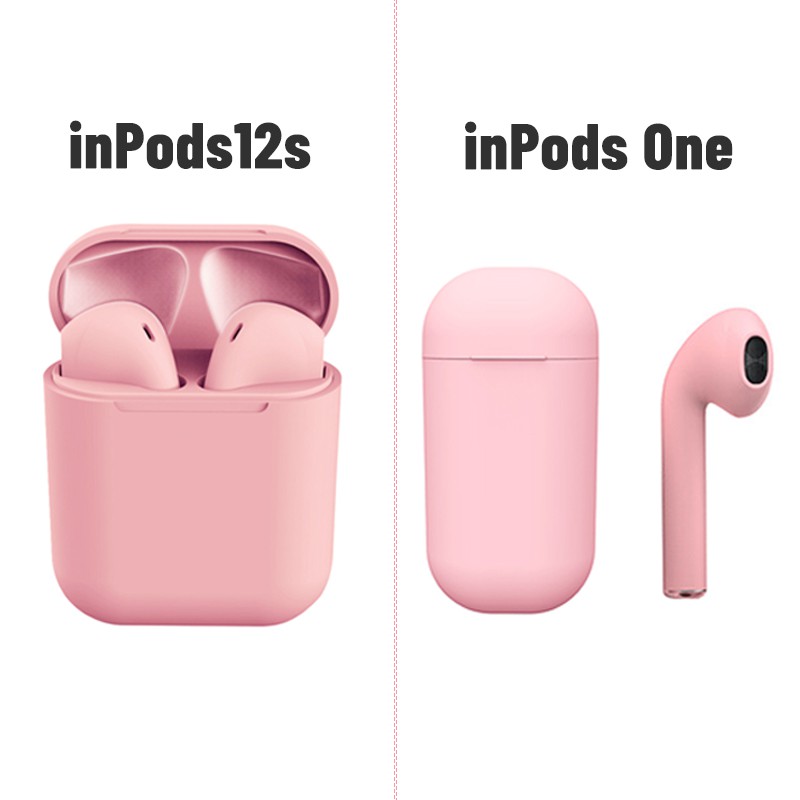 Tai nghe không dây Inpods12 Eleven sơn kim loại Bluetooth 5.0 TWS