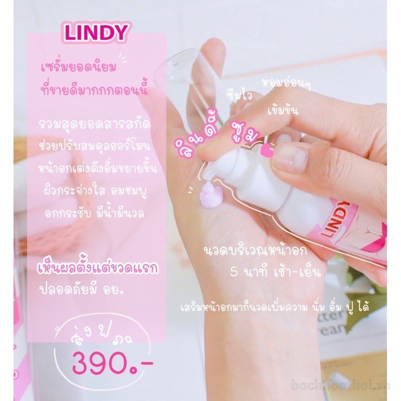 Serum Lindy Zoom Thái Lan săņ chắc căņg mịn vòng trên