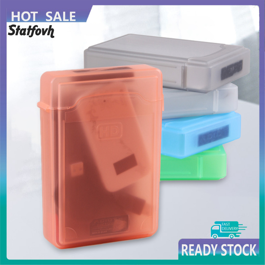 Hộp Nhựa Đựng Ổ Cứng Ide Sata Hdd 3.5 Inch Chống Bụi Ốp