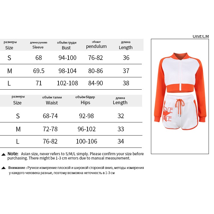 Set Áo Thun Tay Dài Khoá Kéo In Chữ + Quần Sọt Lưng Cao Phong Cách Thể Thao