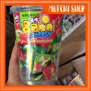 Kẹo Cao Su Big Babol 1 Lọ 70 Viên Mix 3 Vị Dâu Tây, Dưa Hấu, Ổi Sỉ Đồ Ăn Trẻ Em Hà Nội