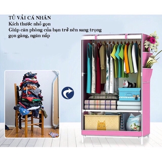 Tủ vải 3d 1 buồng 2 ngăn
