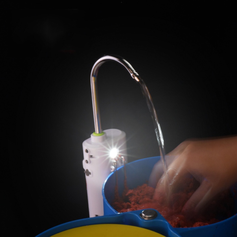 QQ Máy Bơm Sục Khí Cho Bể Cá Có Đèn LED L