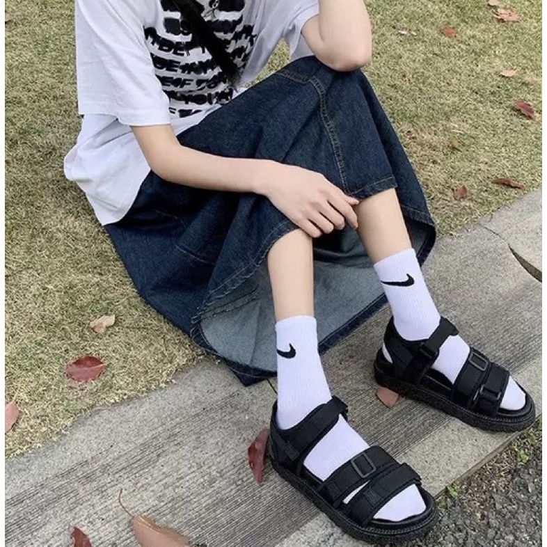- D13_Dép sandal ulzzang nữ phong cách Retro cá tính