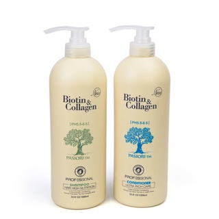 [Chính hãng] [1000mlx2] BỘ DẦU GỘI XẢ BIOTIN COLLAGEN *TRẮNG *NEW SIÊU MỀM MƯỢT CHO TÓC KHÔ (màu trắng) Ý (Cặp)