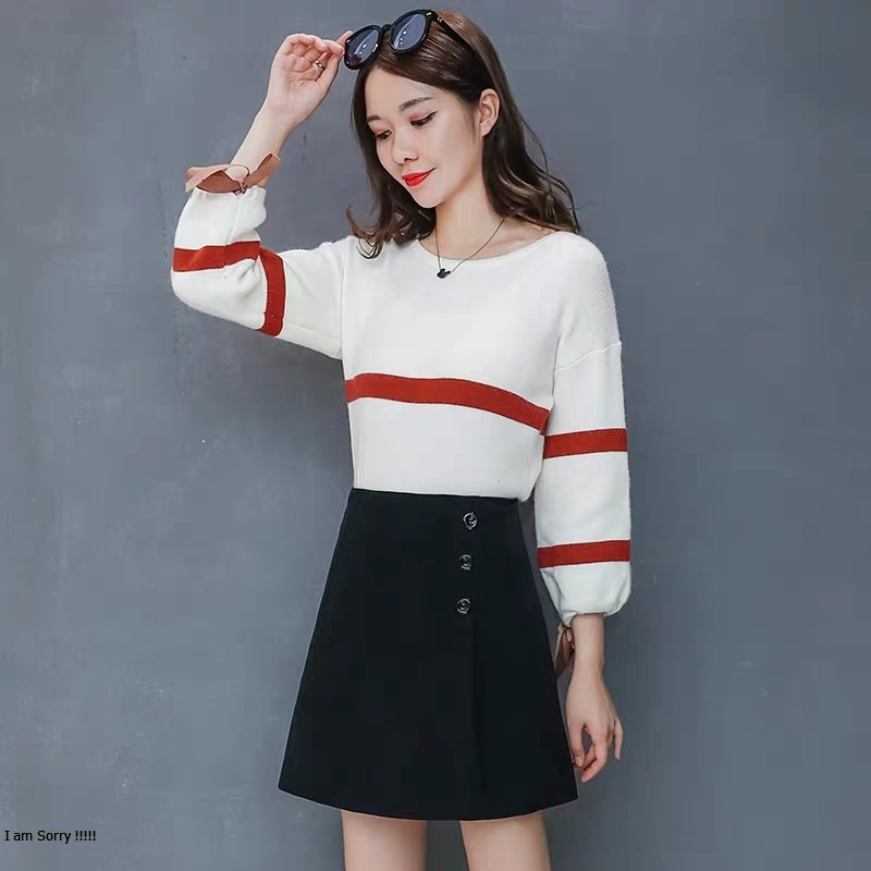 [ Mã FADIRECT20 giảm 20K đơn 150K] chân váy chữ A phối cúc | BigBuy360 - bigbuy360.vn