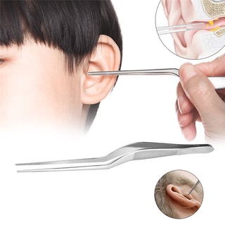Nhíp gắp lấy ráy tai inox thẳng cong cao cấp đã mài chuốt mũi🌟GIÁ RẺ🌟cho thợ cạo mặt vệ sinh lỗ nhĩ giá rẻ tận xưởng