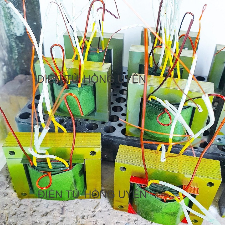Biến áp 16d / 18d / 20d718 TẦN SỐ CAO. Biến áp quấn sẵn 2 vế c chung