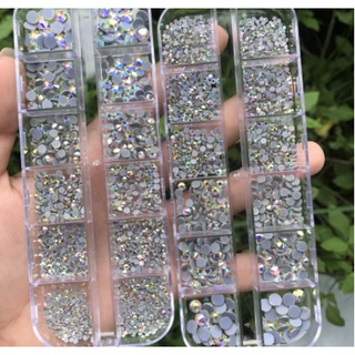 ĐÁ TRANG TRÍ  NAIL MÀU TRẮNG, MÀU HOA, MIX MÀU