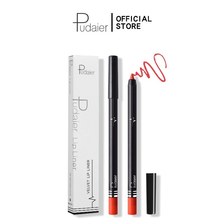 Bút chì kẻ viền môi PUDAIER 16 màu sắc tùy chọn cao cấp dành cho trang điểm 11g