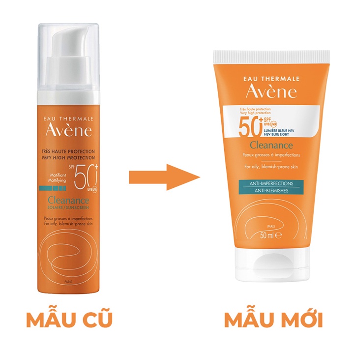 Kem chống nắng Avene Cleanance Sunscreen SPF50+