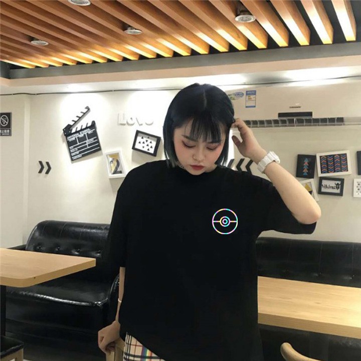 Áo thun Pikachu phản quang 7 màu nam nữ