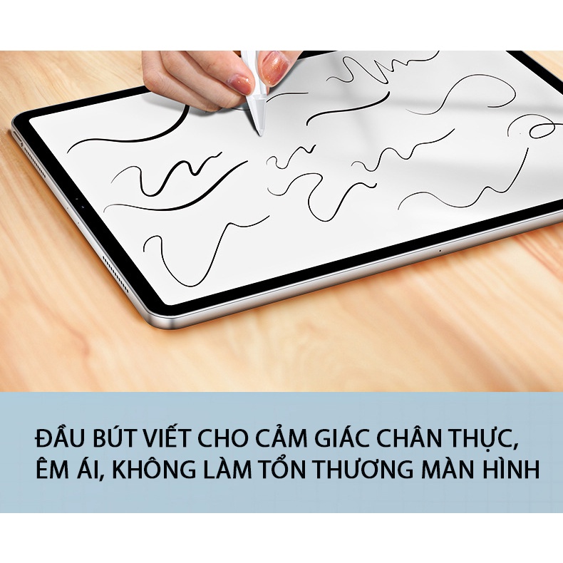 [ Tặng kèm đầu bút ] Bút cảm ứng Apple Pencil Gen 2 USAMS ZB223 - Chống chạm nhầm dành cho Ipad Pro, Ipad Air, Ipad Mini