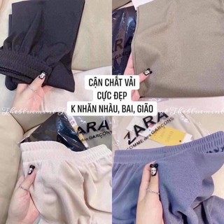 [Ảnh thật/video] Quần za.ra thun tăm