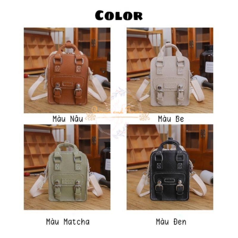 |Order| Túi Đeo Chéo Da DIY - Túi Xách Handmade - Đồ Tự Làm