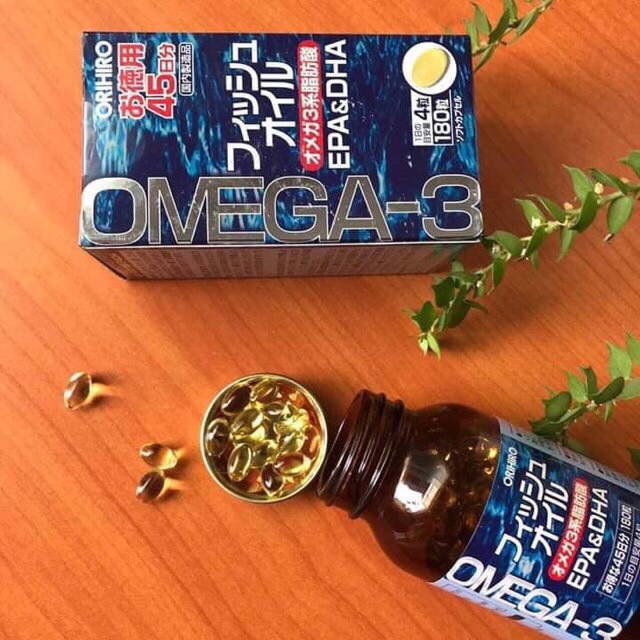 Viên dầu cá omega 3 orihiro fish oil Nhật Bản, dầu cá omega 3 orihiro Nhật Bản