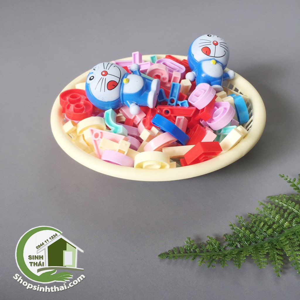 Bộ số từ 0 đến 10 bằng nhựa cho bé làm quen với các con số tập đếm có rổ đựng
