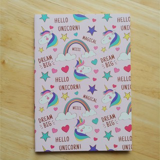 8 quyển vở A5 Hello UNICORN siêu đẹp