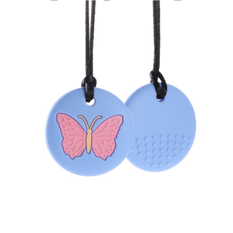 Đồ Chơi Nhai Gặm Vòng cổ Bằng Cao Su Silicone Có Thể Tái Sử Dụng