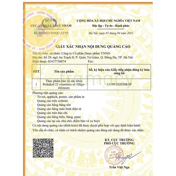 Pediakid 22 vitamin bổ sung vitamin cho bé