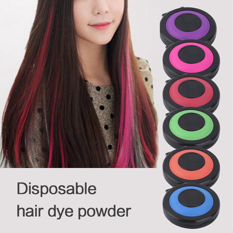Set 6 màu phấn nhuộm tóc thời trang