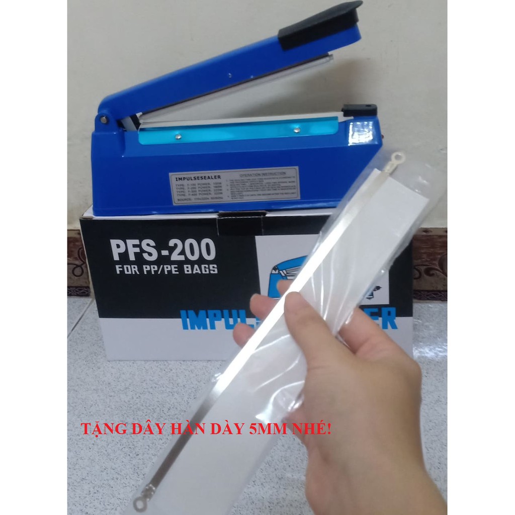 MÁY HÀN MIỆNG TÚI PFS 200 NHỰA - HÀNG CHÍNH HÃNG, BẢO HÀNH 03 THÁNG