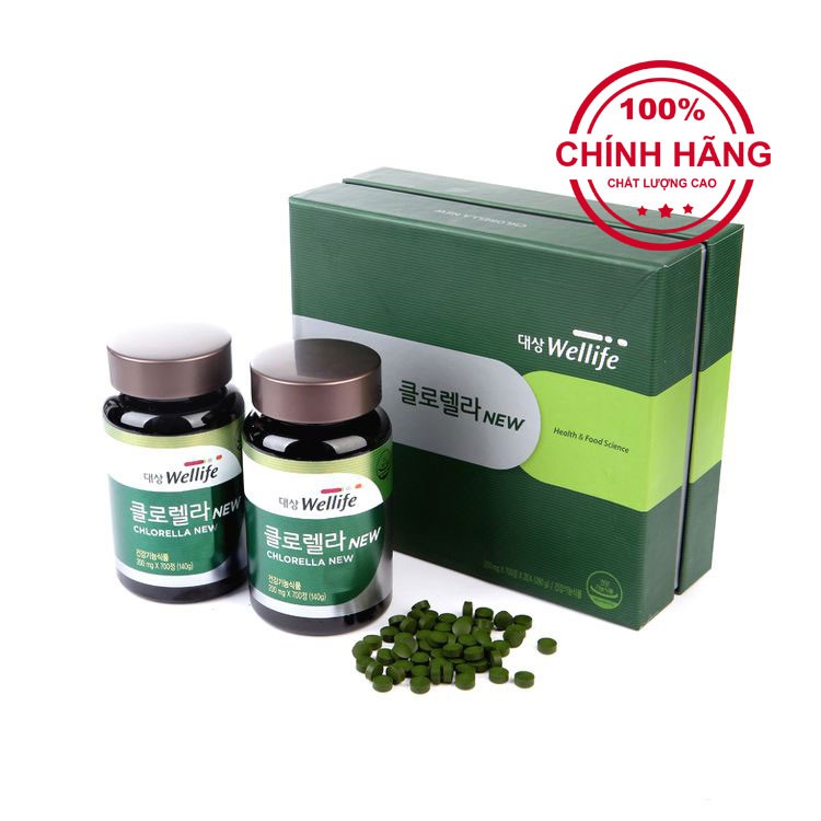 Set Thực phẩm bảo vệ sức khỏe CHLORELLA NEW