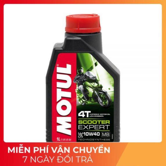 Nhớt tổng hợp xe ga Motul 0.8 L Scooter Expert LE 10W40 800ml dầu 93K 93K