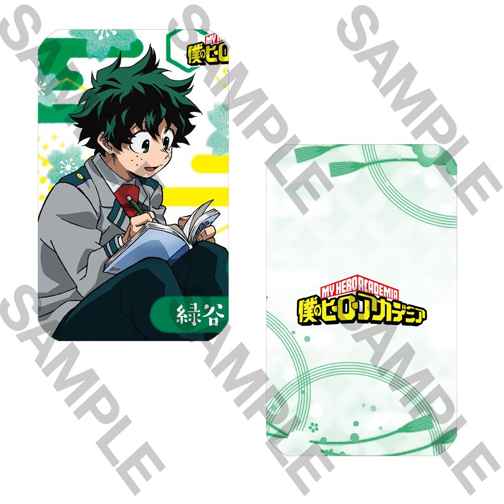 Ảnh card bo góc in hình BOKU NO HERO ACADEMIA ver ĂN UỐNG Học Viện Anh Hùng thẻ bo viền 5*8cm anime chibi 1 tấm