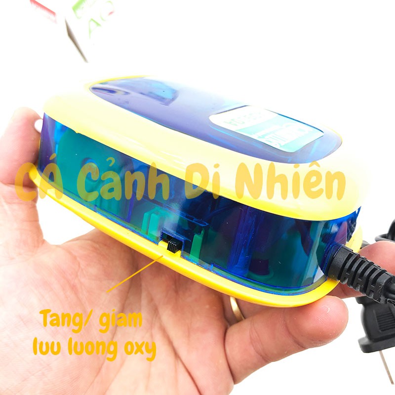 Máy sục sủi khí oxy 2 vòi 5W AQ AQ950A cho hồ cá AQ 950 A
