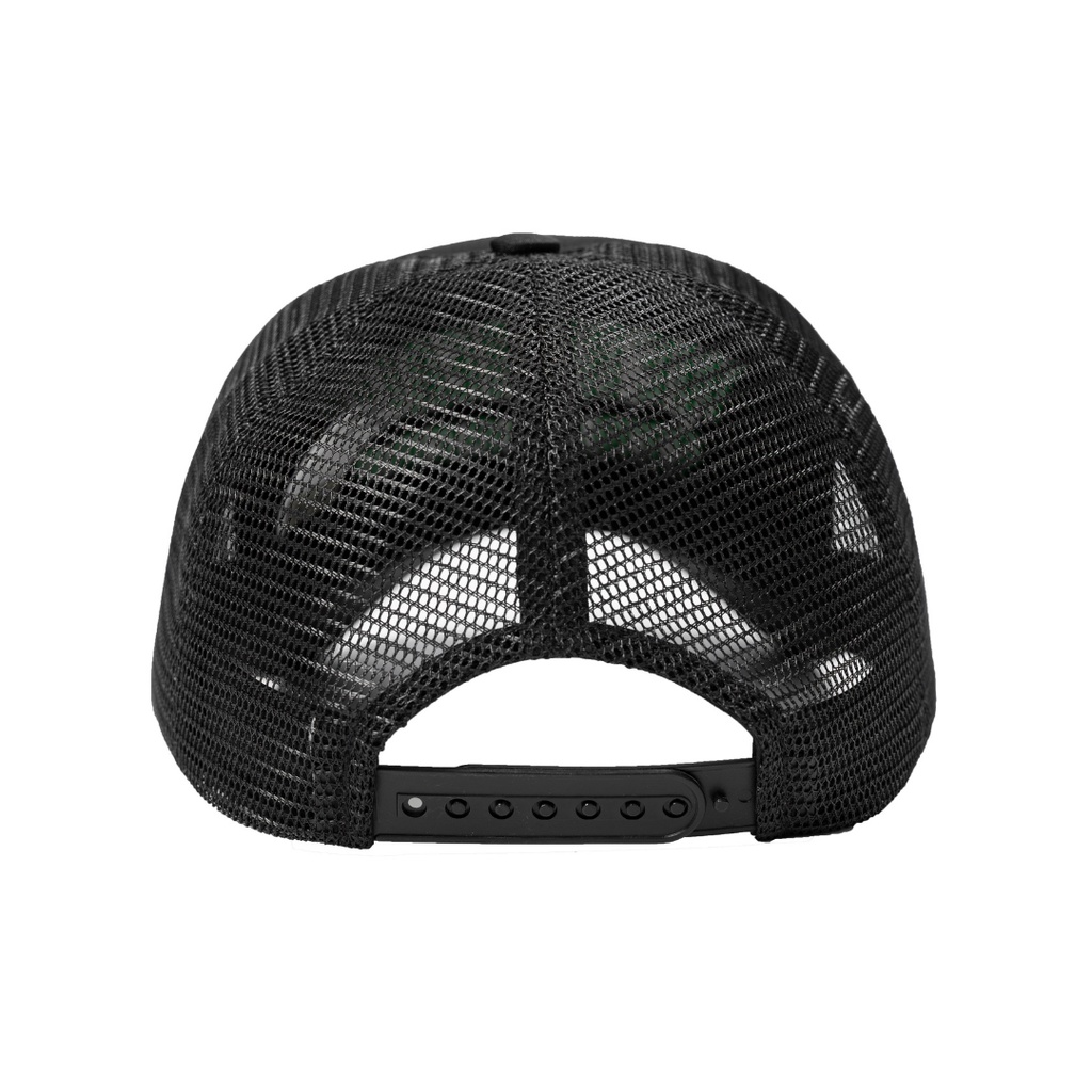 NÓN TRUCKER THÊU "STRANGERS" SIMPLIFIRE XANH ĐEN PHỐI LƯỚI