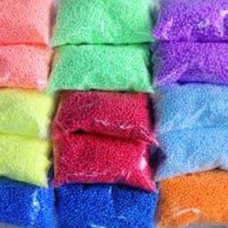 Hạt mút xốp bi tuyết trang trí quà tặng làm mô hình tiểu cảnh phụ kiện handmade