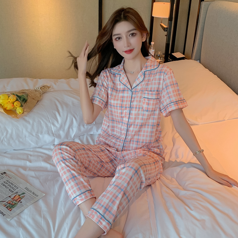 Bộ Pijama Mặc Ở Nhà Chất Liệu Cotton Gợi Cảm Cho Nữ Size M-2Xl