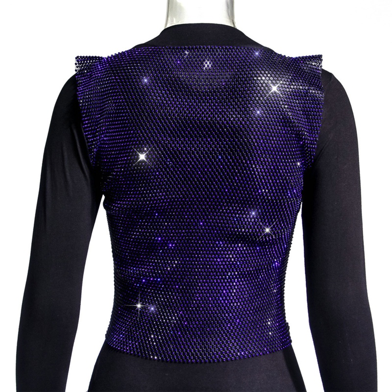 Brroa Phụ Kiện Dây Đeo Cơ Thể Dạng Chuỗi Lưới Rỗng Đính Đá Trang Sức Cho Bikini Dự Tiệc