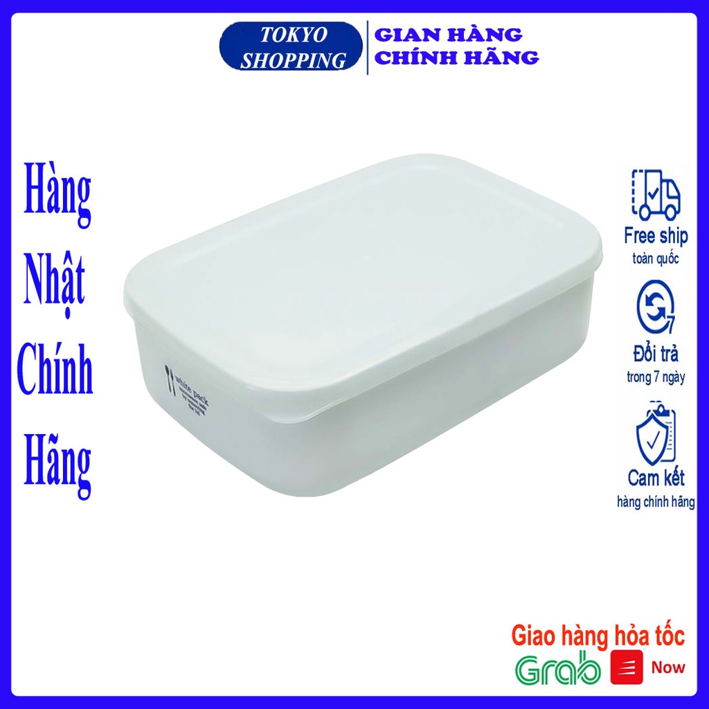 Hộp đựng thực phẩm White pack 900ml Hàng Nhật Chính Hãng